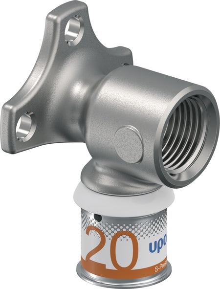 Uponor Press Muurplaat 20 mm x 1/2'' binnendraad met flens-590871