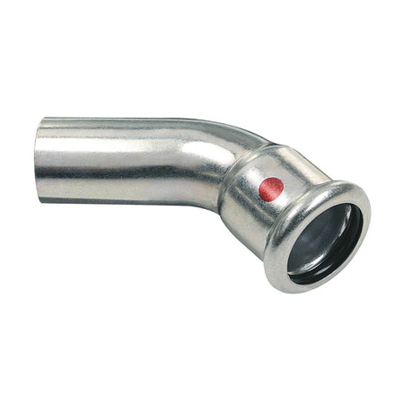 BONFIX Press Bocht Insteek CV Staalverzinkt 45° 3st-591009
