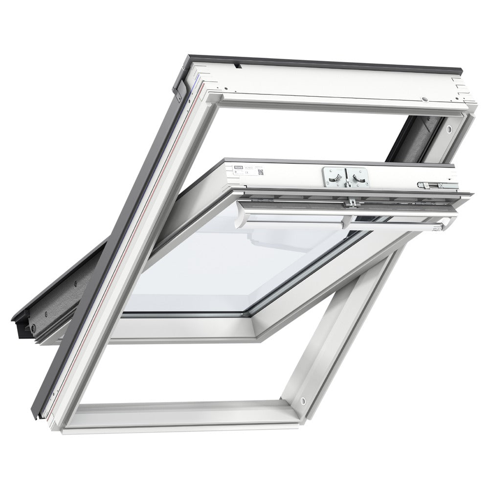 VELUX Dakraam GGL CK02 2070 Grenen Gelakt Wit 55x78cm FSC Mix Credit-591454