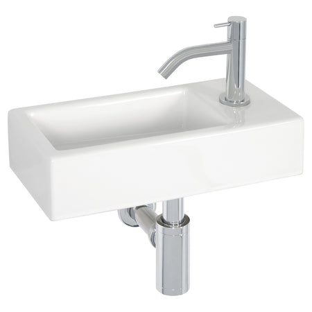 L'Aqua Fonteinset Brussel Keramiek Wit 36x18x9cm-591921