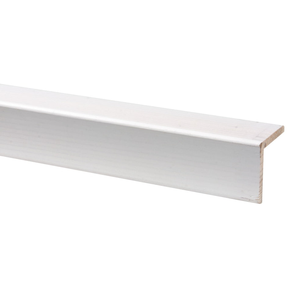 Hoeklat Grenen Wit Gegrond 44x44x2700mm FSC Mix 70%-597803