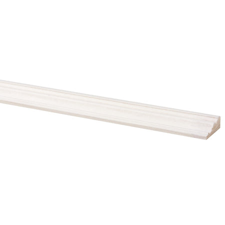Decorlijst Grenen Wit Gegrond 12x32x2700mm FSC Mix 70%-597864