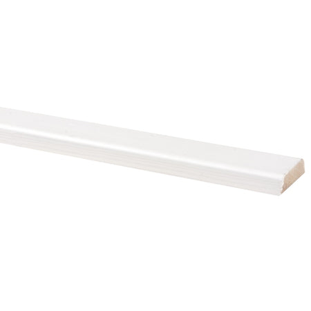 Koplat Schuin Grenen Wit Gegrond 12x45x2700mm FSC Mix 70%-597868