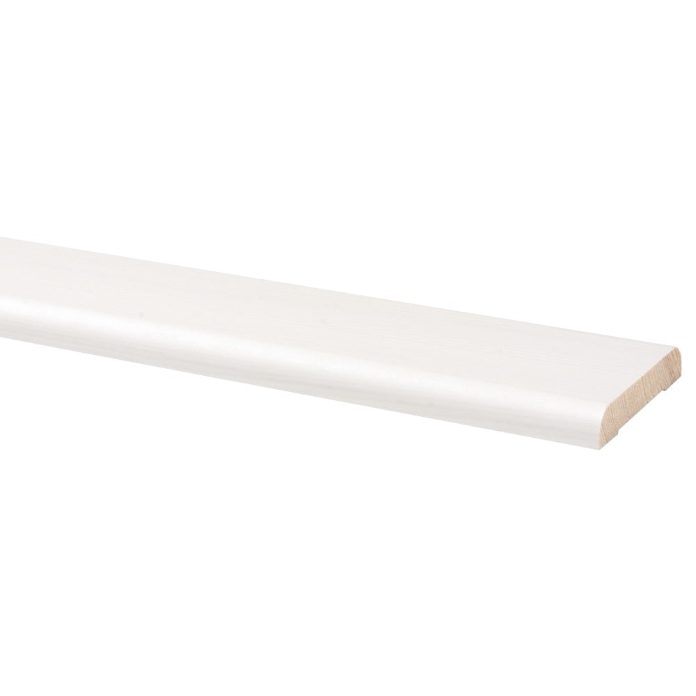 Koplat Recht Grenen Wit Gegrond 12x68x2700mm FSC Mix 70%-597869