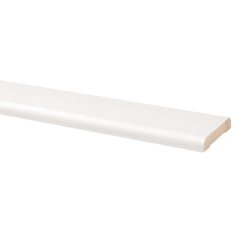 Koplat Recht Grenen Wit Gegrond 12x68x2700mm FSC Mix 70%-597869