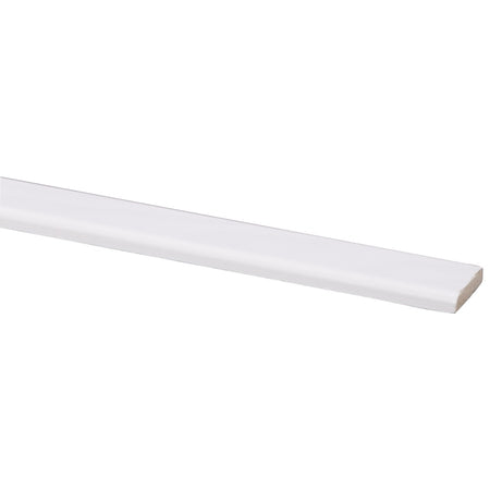 Afdeklijst Grenen Wit Gelakt 5x22x2700mm FSC Mix 70%-597878