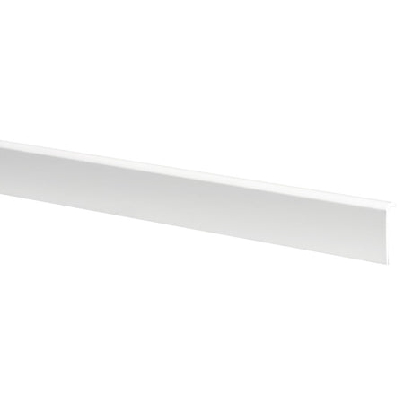 Hockeystickprofiel Kunststof Wit 8x21x2600mm-597934