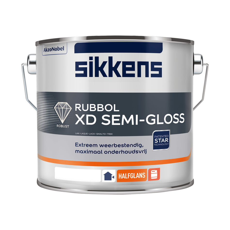 Sikkens Lak Rubbol XD Semi Gloss Mengbasis N00 2,25L-599672