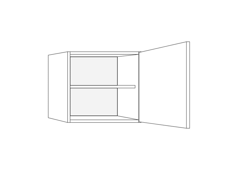 Bribus ECO Bovenkast Rechts 30x57cm 1 Deur FSC Mix 70%-599943