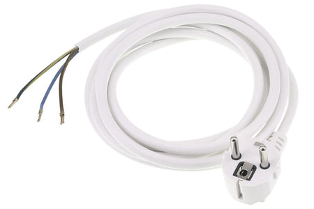 Q-link Aansluitsnoer Wit 2500W 1,0mm2  3x2,5m Randaarde-600911