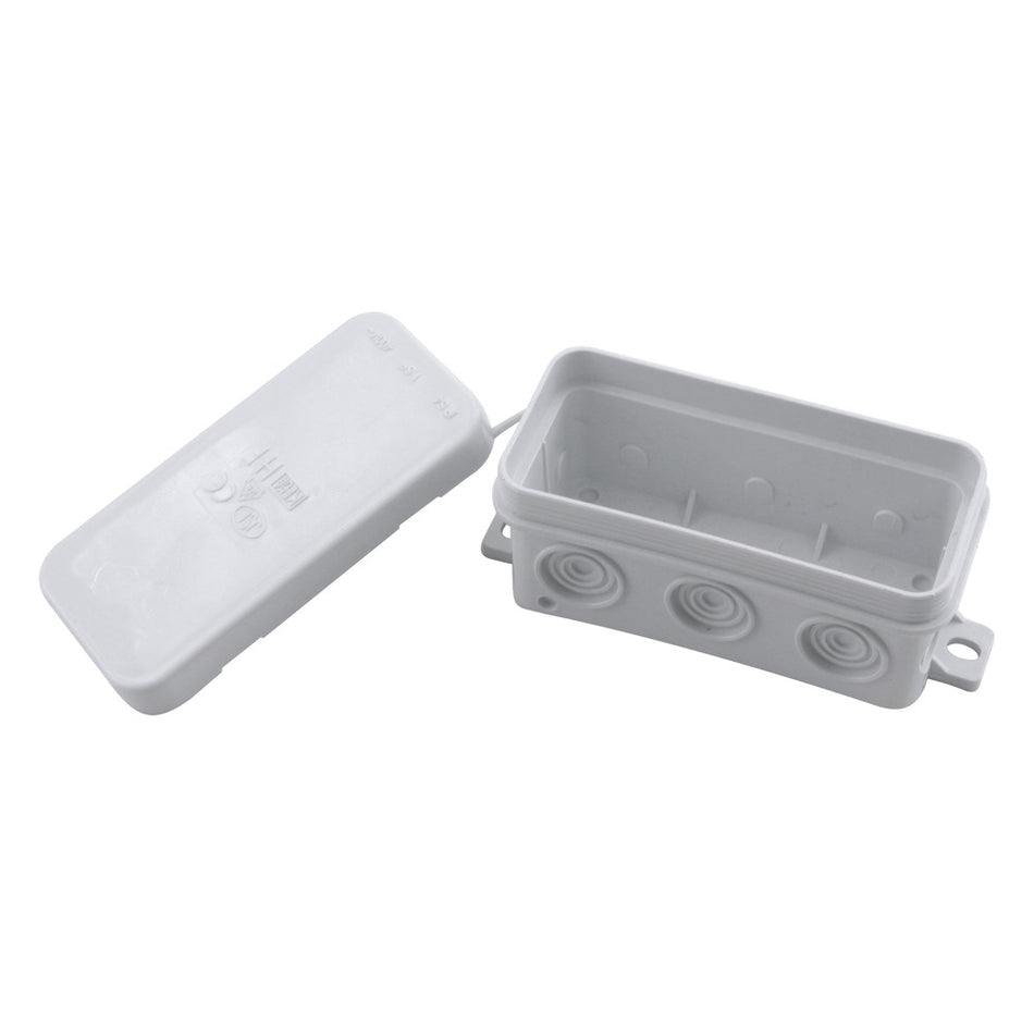 JSL Kabeldoos Grijs Spatwaterdicht IP54 Met Doorsteektules-601012