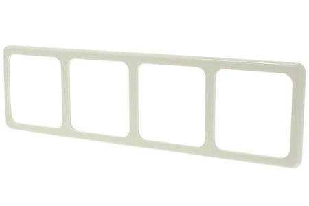 PEHA Afdekraam Standard Inbouw 4-Voudig Polarwit-601066