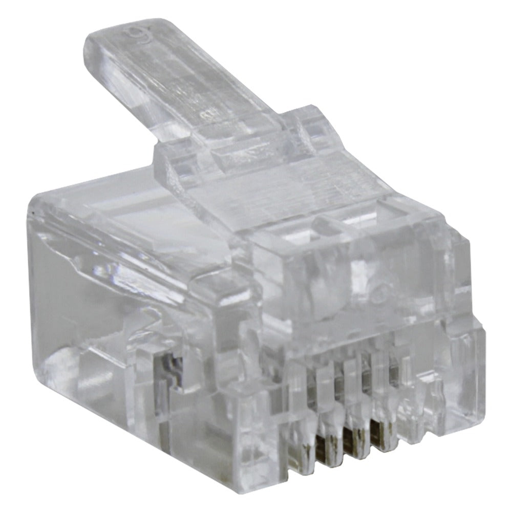 Q-Link Plug Telefoon 4-Polig RJ11 Transparant 6st-601130