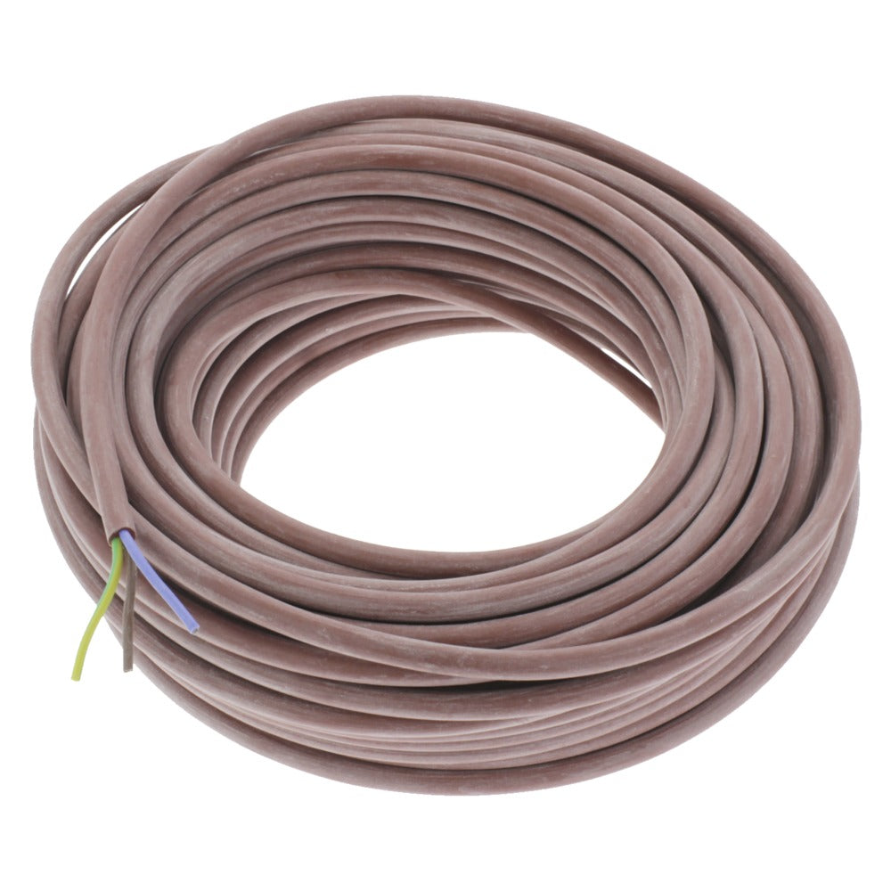 Q-Link Siliconen Kabel Hittebestendig Rood/Bruin 3x0,75 mm2-601147
