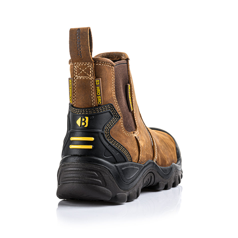 Buckbootz Veiligheidsschoen S3 Buckshot Instapper Bruin-601303