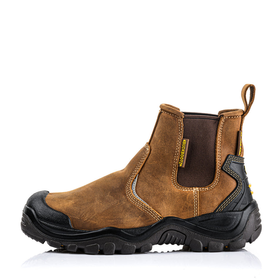 Buckbootz Veiligheidsschoen S3 Buckshot Instapper Bruin-601307