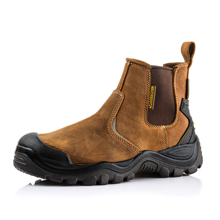 Buckbootz Veiligheidsschoen S3 Buckshot Instapper Bruin-601308