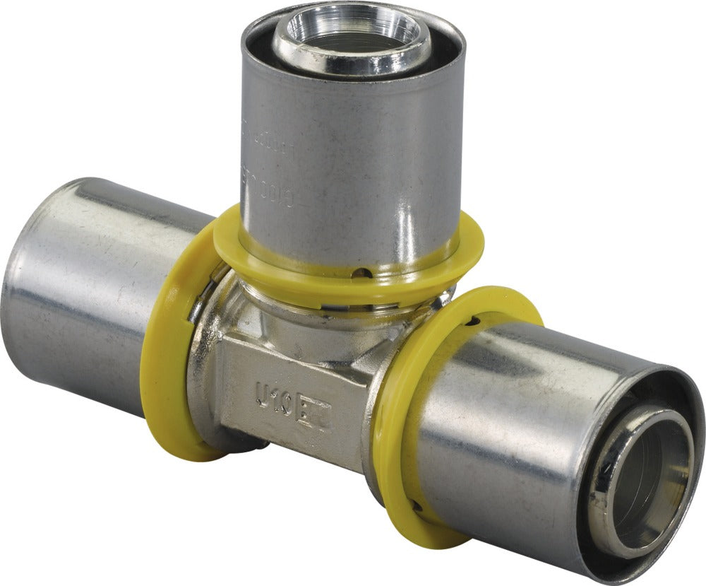 Uponor Pers T-stuk 20x20x20 mm MLC gas-602112
