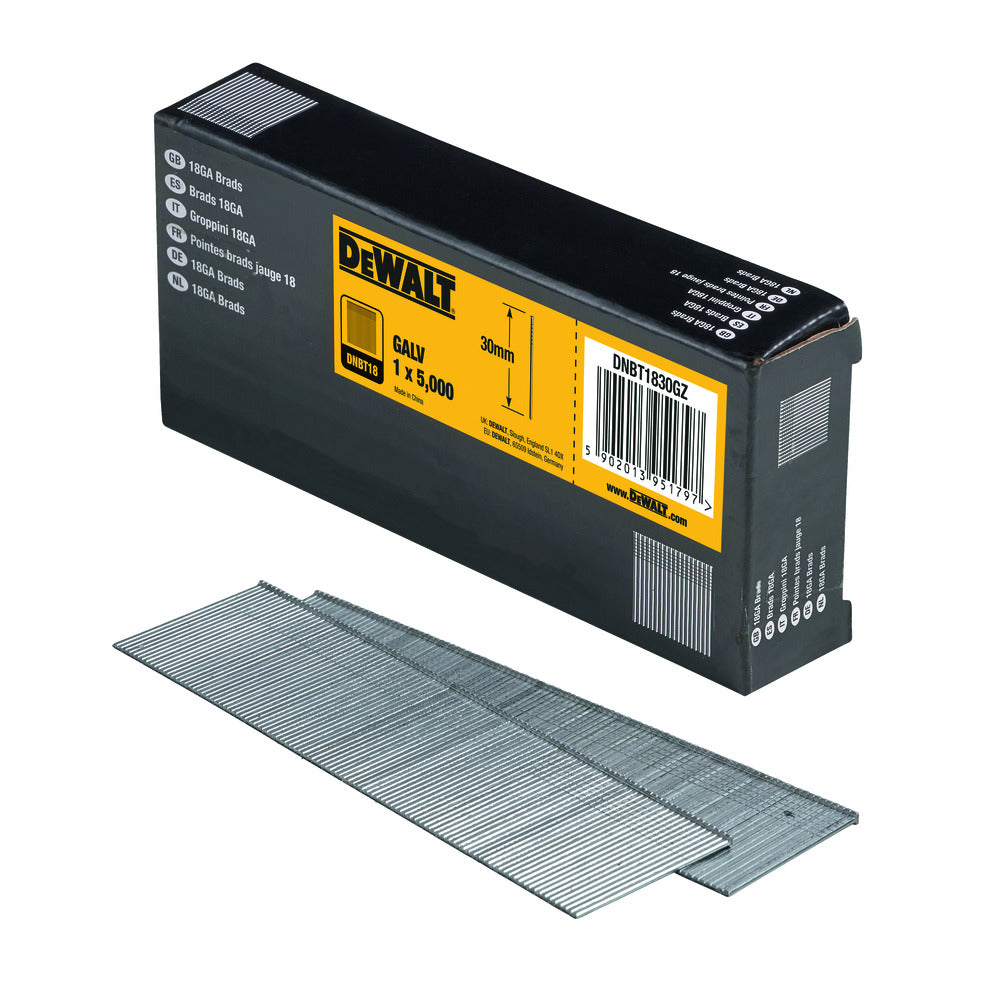 DeWALT Brads Gegalvaniseerd 1,25mm 18Ga-602446