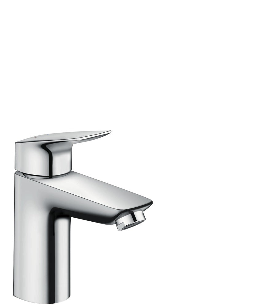 Hansgrohe Logis 100 Wastafelmengkraan chroom laag 1-greeps-700891