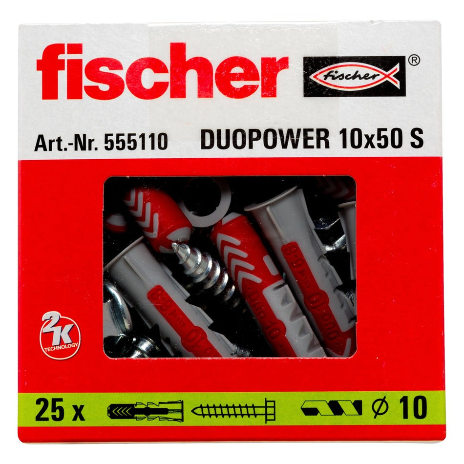 fischer Duopower Universele Plug Met Spaanplaatschroef-701898