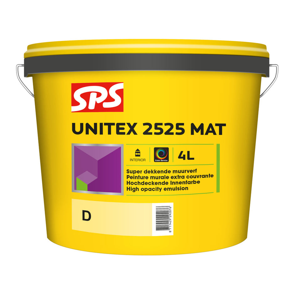 SPS Muurverf Unitex 2525 Mat Mengbasis D 4L-705213