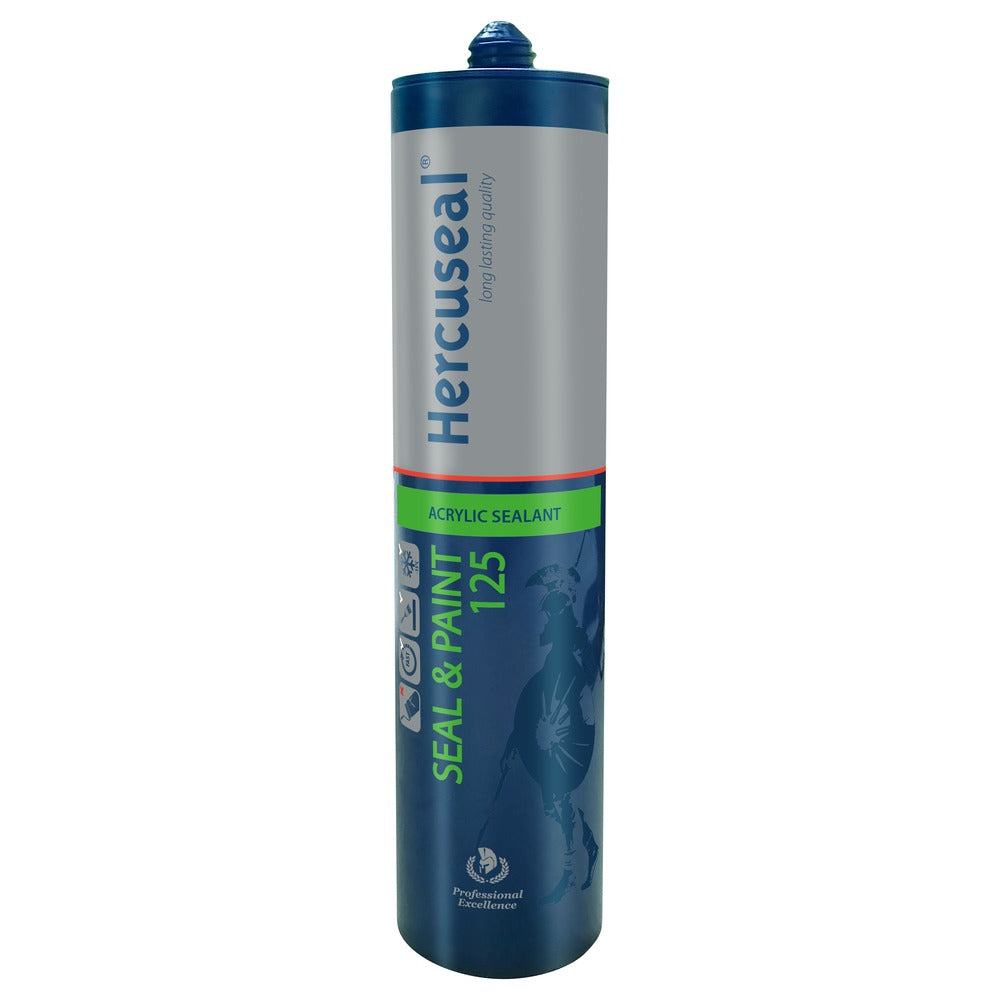 Hercuseal Acrylaatkit Seal Paint 125 Wit 310ml-705536