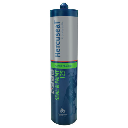 Hercuseal Acrylaatkit Seal Paint 125 Wit 310ml-705536