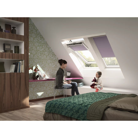 VELUX Tuimelvenster GGL CK04 2070 Gelakt Grenen Wit 550x978mm FSC Mix Credit-706514