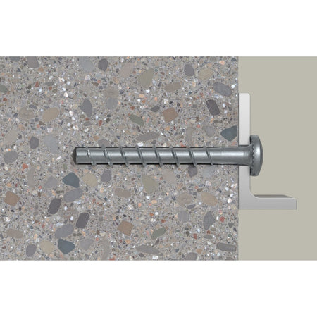 fischer Betonschroef FBSII Verzinkt Staal Bolkop 6x40/5 Deeldraad T30 100st-707975