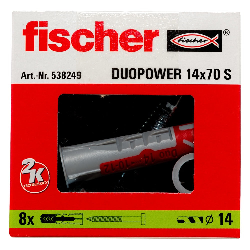 fischer Duopower Universele Plug Met Spaanplaatschroef-707994