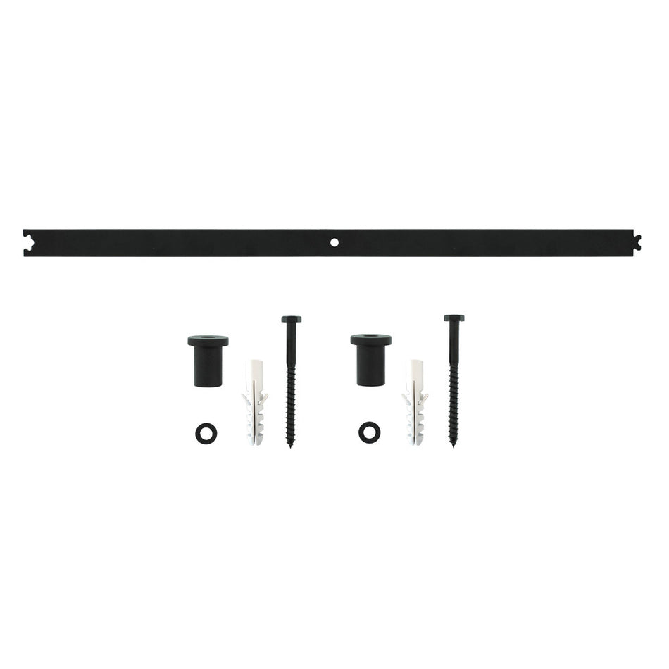 Intersteel tussenrail tbv schuifdeursysteem 90 cm mat zwart-717494