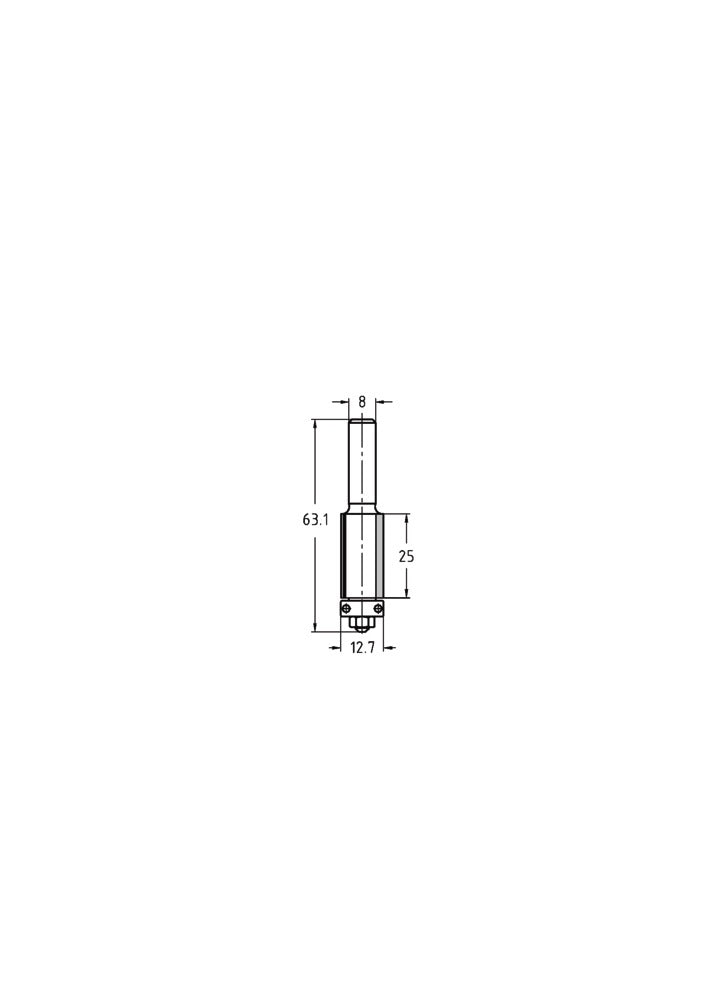 JSO-TR Kantenfrees HW 12,7 mm, schacht 8 mm-717572