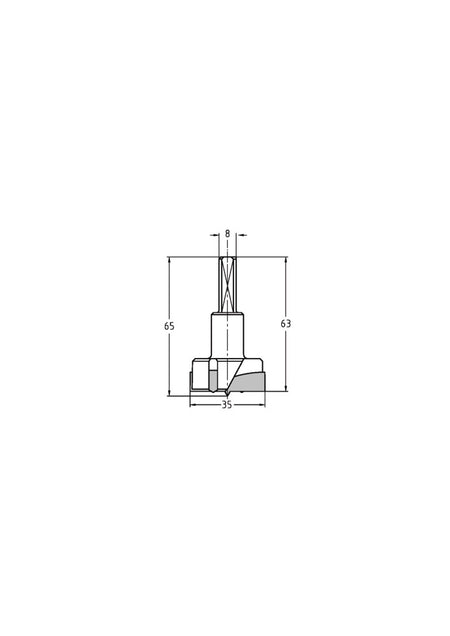 JSO-TR Cylinderkopboor HW 35 mm, schacht 8 mm-717598