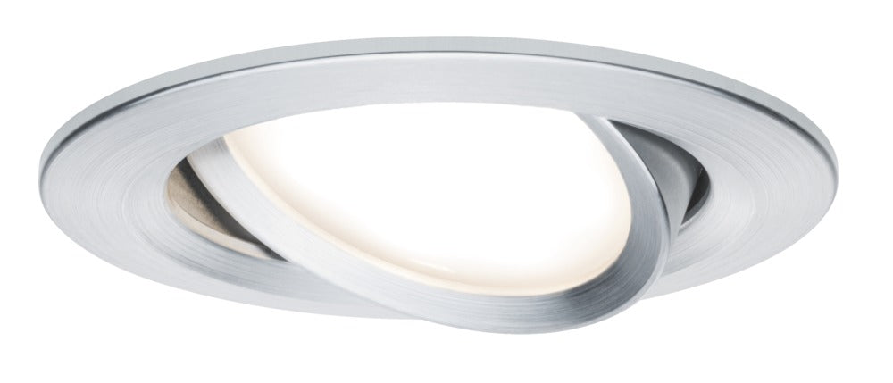 Paulmann Inbouwspot Premium EBL Geborsteld Aluminium Rond 6,8W Kantelbaar 3st-717625