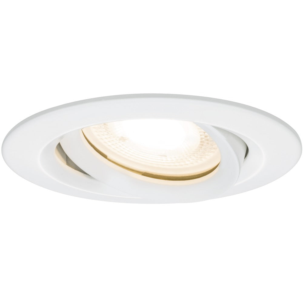Paulmann Inbouwspot Premium IBL Wit Rond 7W Kantelbaar IP65 3st-717655