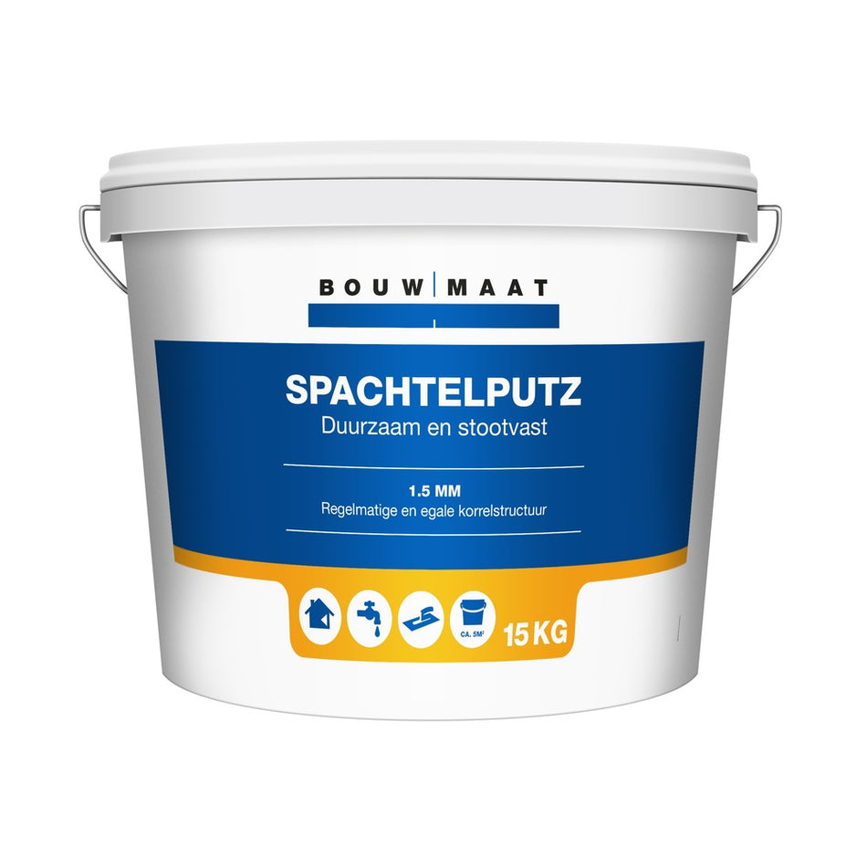 Bouwmaat Spachtelputz Binnen Wit 1,5mm 15kg-718700