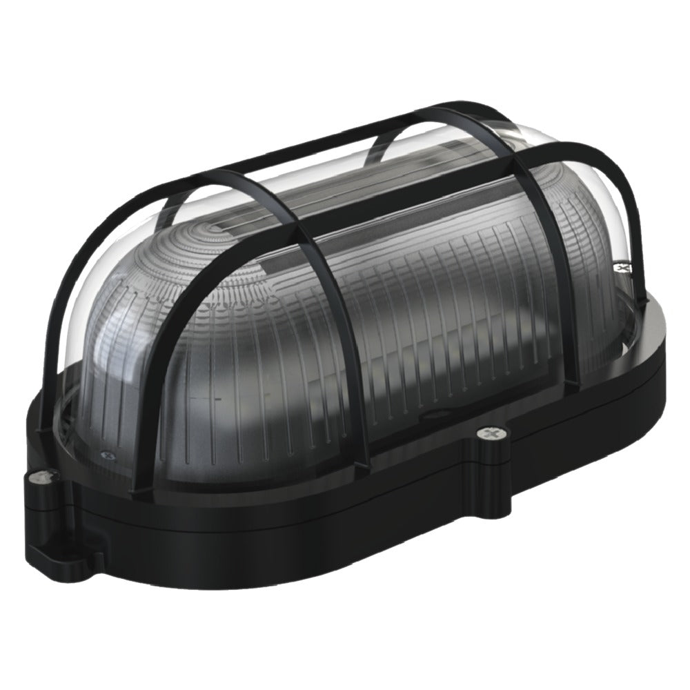 Bullie LED ovaal spatwaterdicht 7 watt zwart-725834