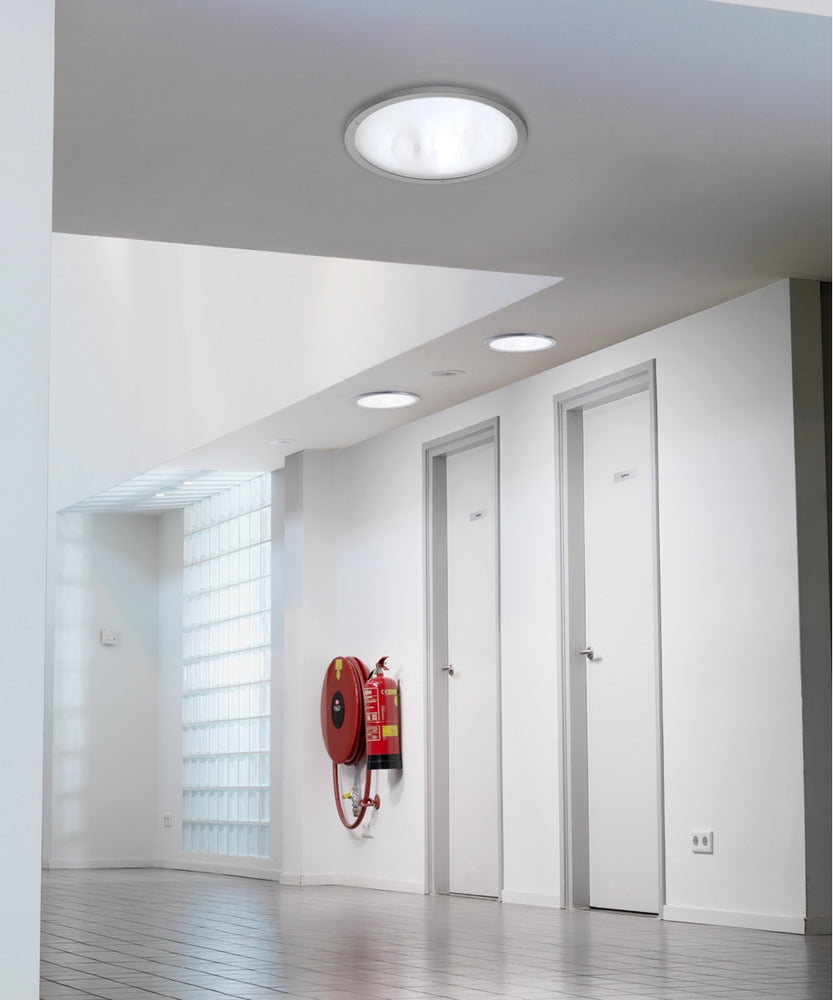 Plafonnière voor daglichtbuis brushed alloy D-250-726596