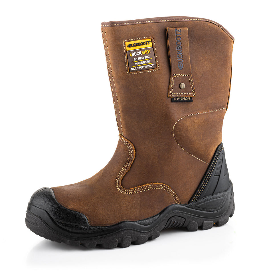 Buckbootz Veiligheidslaars S3 Buckshot Bruin-726837