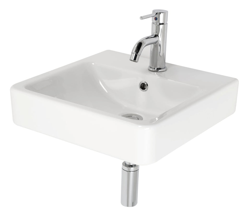 Plieger Seattle Wastafelset keramiek inclusief kraan-727085