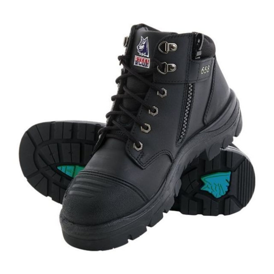 Steel Blue Veiligheidsschoen Parkes Zip S3 Zwart-727524