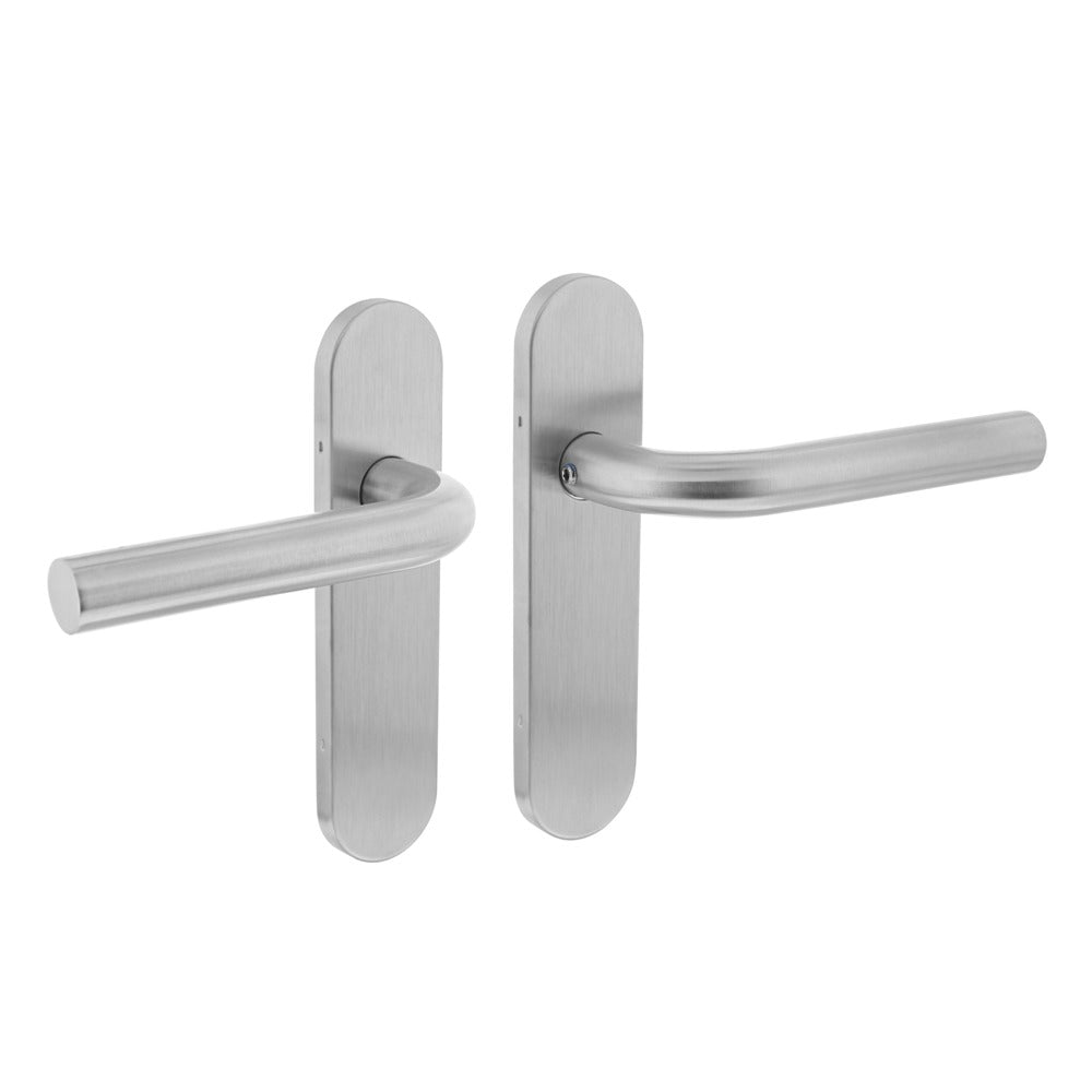Intersteel Deurkruk Recht Op Kortschild Blind RVS-727764