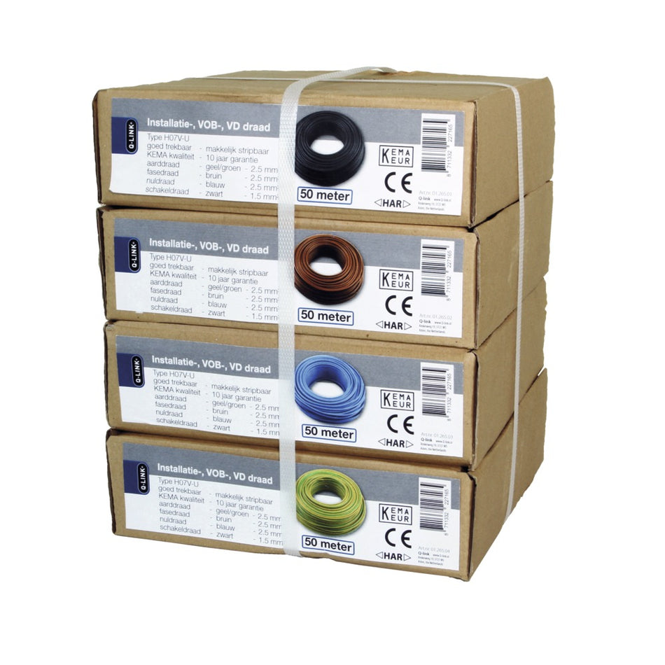 Q-Link Installatiedraad Multi 4x50m-728054