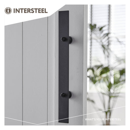 Intersteel handgreep 400x40 mm mat zwart-730508