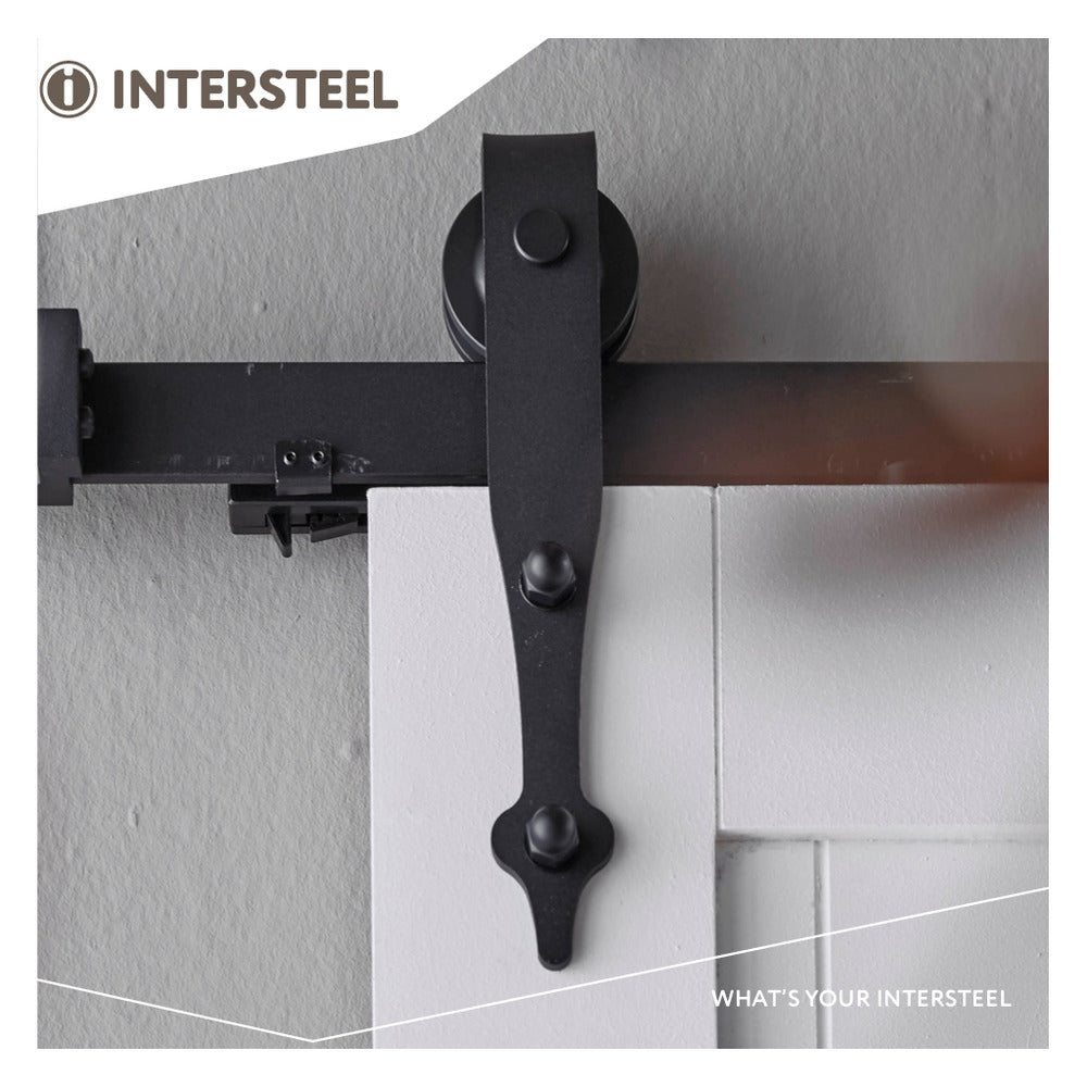 Intersteel schuifdeursysteem classic 200 cm mat zwart 100 kg-730516
