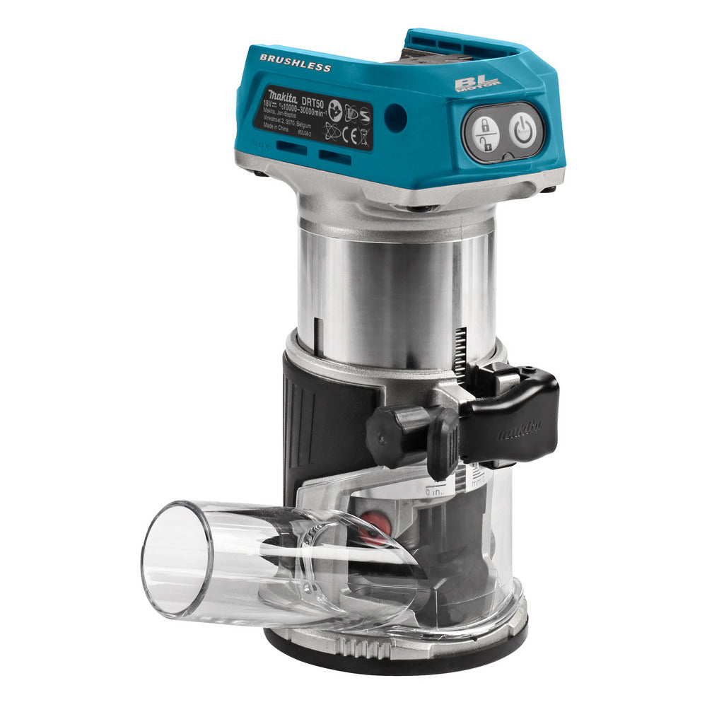 Makita Boven-kantenfrees DRT50ZJX2 18V Li-ion Zonder Accu's En Lader-736685