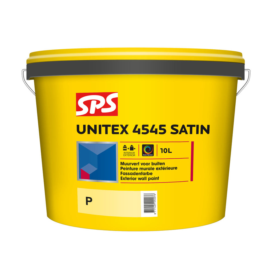 SPS Muurverf Unitex 4545 Zijdeglans Wit/Mengbasis P 10L-737519