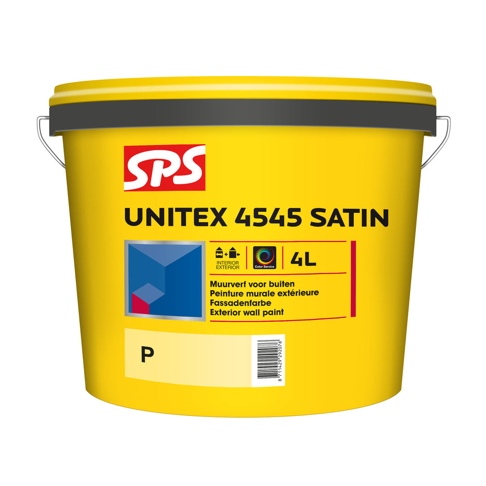 SPS Muurverf Unitex 4545 Zijdeglans Wit/Mengbasis P 4L-737520