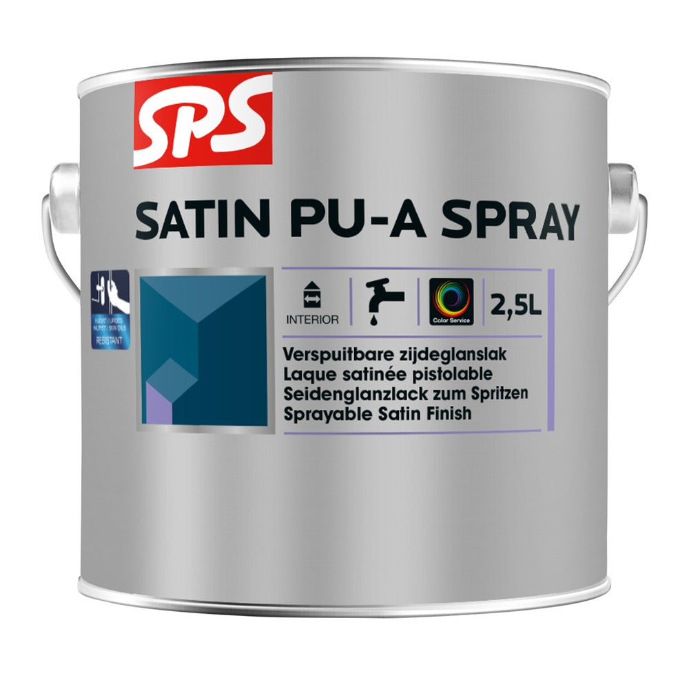 SPS Lak Satin PU-A Spray Wit/Mengbasis P 2,5L-737541